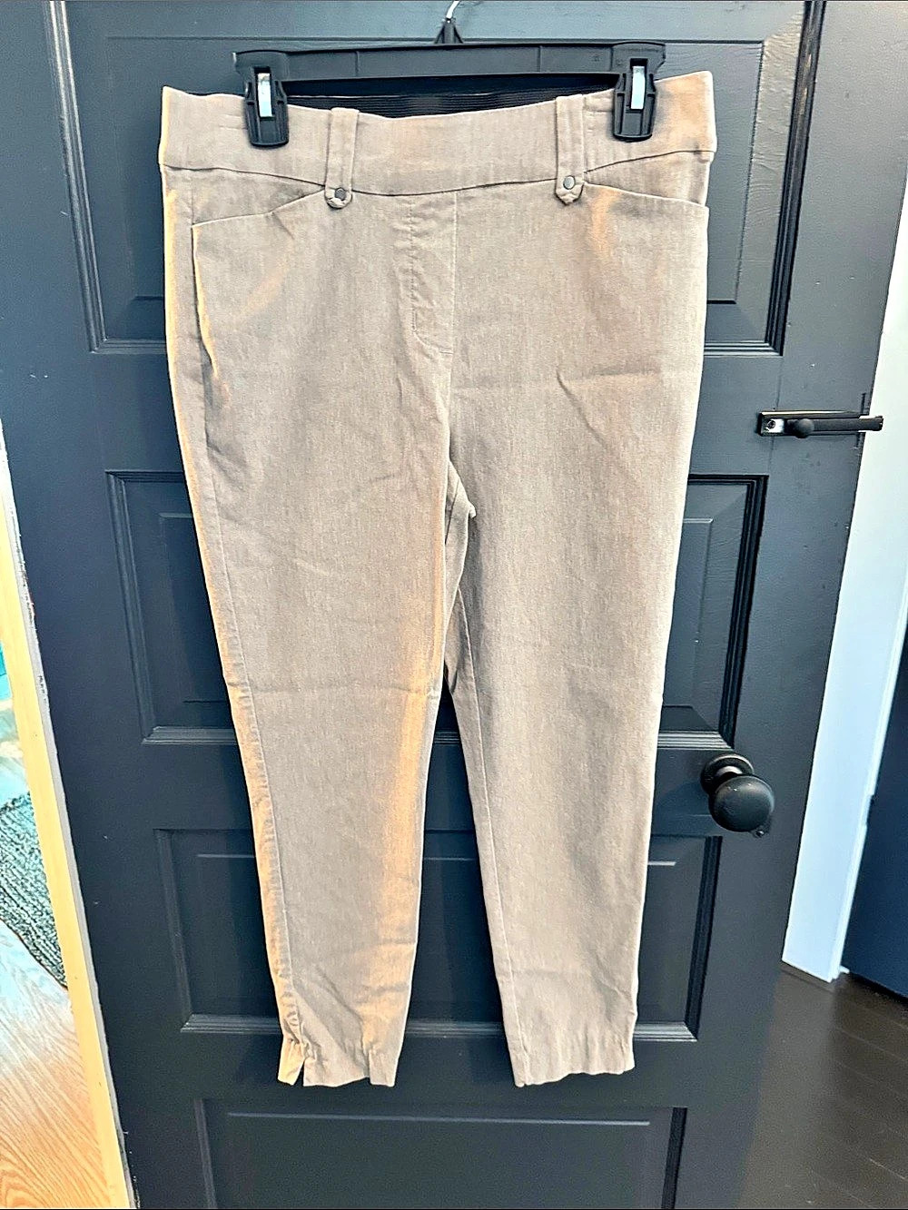 maurices Pull On Bengaline Skinny Ankle Pant Pants Beige Medium
